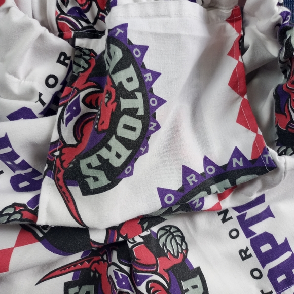 SOLD OUT Custom Reworked Vintage 1994 Toronto Raptors Bennygonia Shorts Handmade - Picture 5 of 10